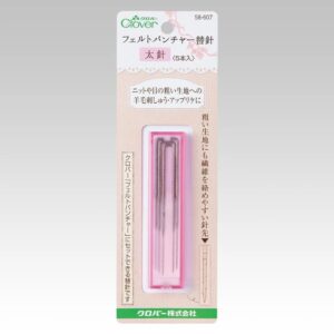 日本Clover可樂牌｜羊毛氈戳針筆替針【粗針】