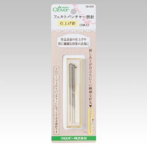 日本Clover可樂牌｜羊毛氈戳針筆替針【極細針】