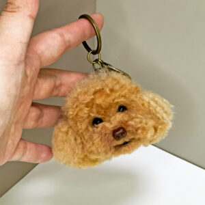 訂製｜4cm寵物微擬真大頭鑰匙圈
